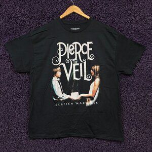 Pierce the Veil Selfish Machines Album Cover Band T-Shirt XL
